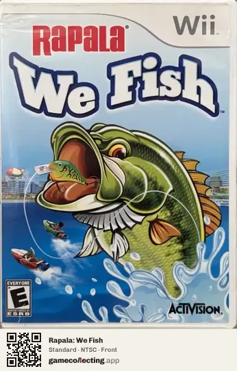 Rapala: We Fish Nintendo Wii, NTSC box front
