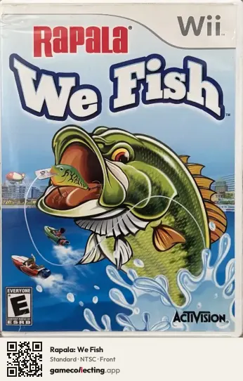 Rapala: We Fish Nintendo Wii, NTSC box front
