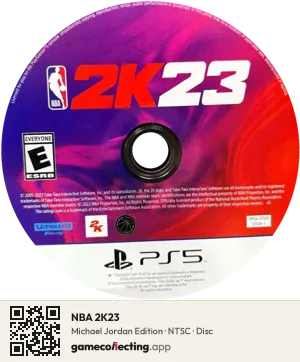 NBA 2K23 PlayStation 5, NTSC disc