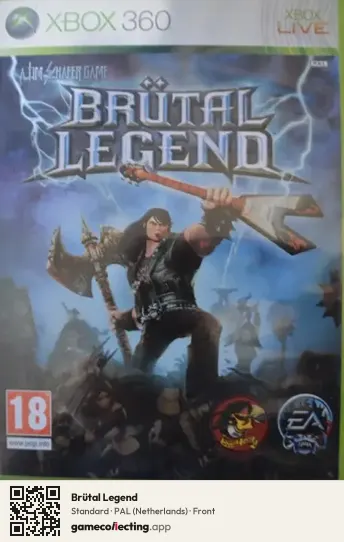 Brütal Legend Xbox 360, Netherlands box front