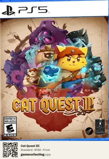 Cat Quest III PlayStation 5, NTSC box front
