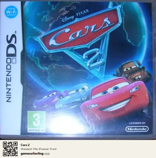 Cars 2 Nintendo DS, France box front