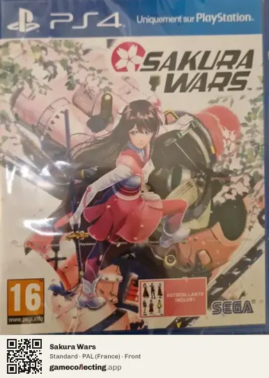 Sakura Wars PlayStation 4, France box front