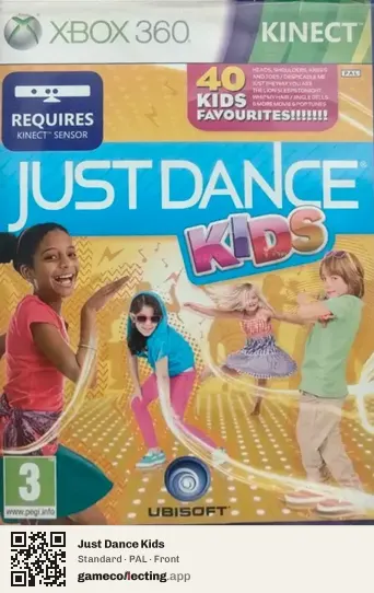 Just Dance Kids Xbox 360, PAL box front