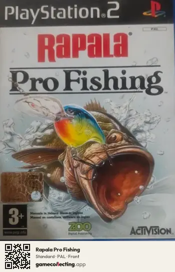 Rapala Pro Fishing PlayStation 2, PAL box front