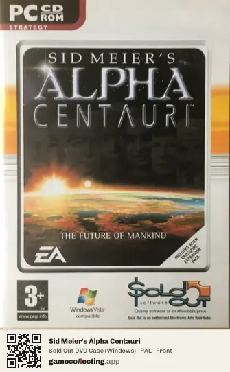 Sid Meier's Alpha Centauri Computer, PAL box front
