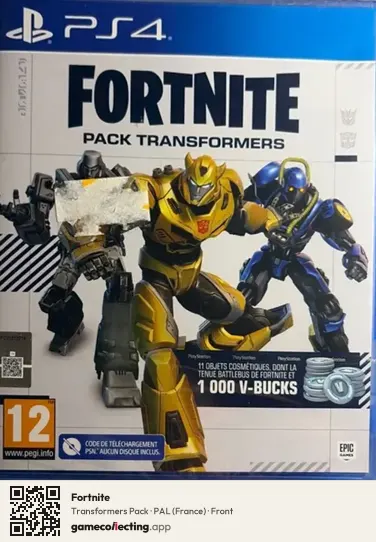 Fortnite PlayStation 4, France box front