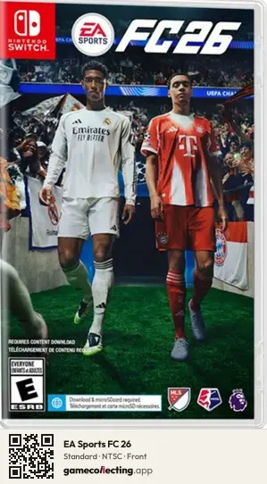 EA Sports FC 26 Nintendo Switch, NTSC box front