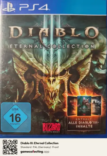 Diablo III: Eternal Collection PlayStation 4, Germany box front