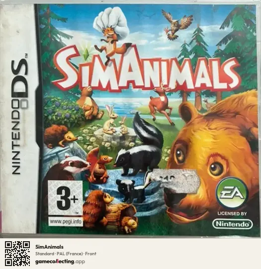 SimAnimals Nintendo DS, France box front