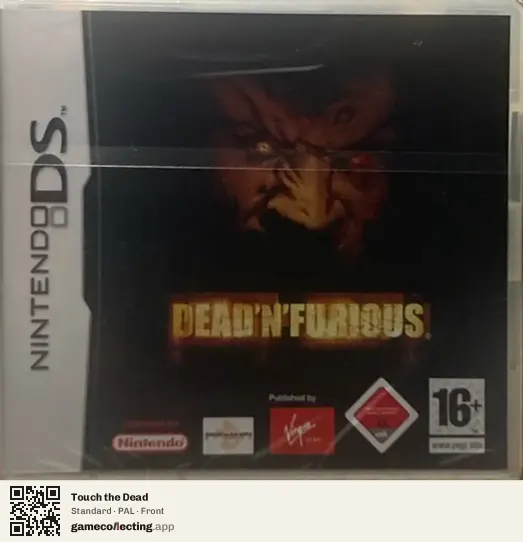 Touch the Dead Nintendo DS, PAL box front