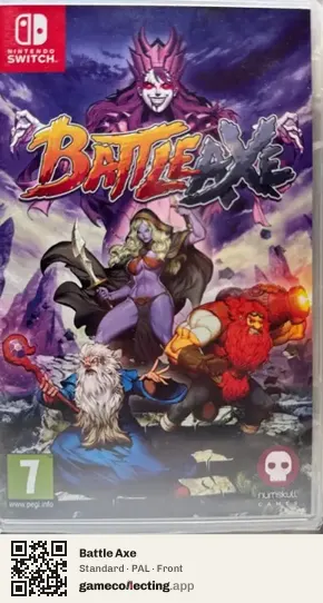 Battle Axe Nintendo Switch, PAL box front