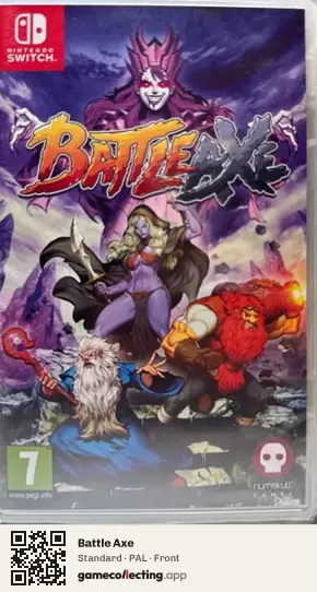 Battle Axe Nintendo Switch, PAL box front