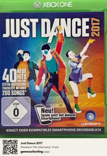 Just Dance 2017 Xbox One, Germany box front