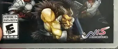 Fallen Legion: Rise to Glory, the ESRB box on its front