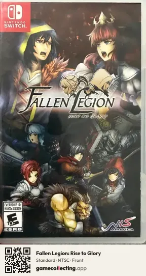 Fallen Legion: Rise to Glory Nintendo Switch, NTSC box front