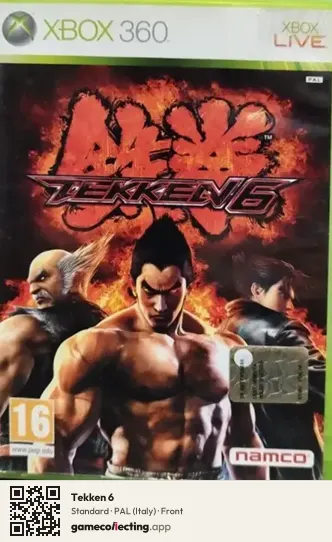 Tekken 6 Xbox 360, Italy box front