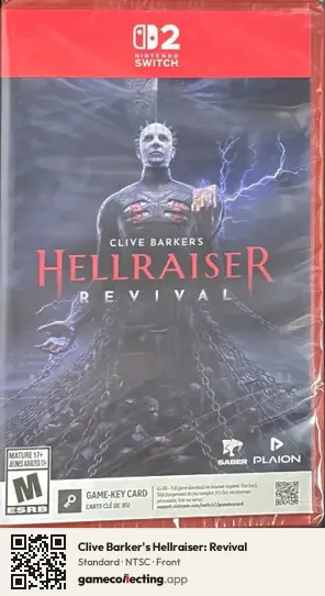 Clive Barker's Hellraiser: Revival Nintendo Switch 2, NTSC box front