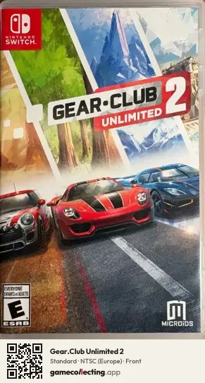 Gear.Club Unlimited 2 Nintendo Switch, Europe box front