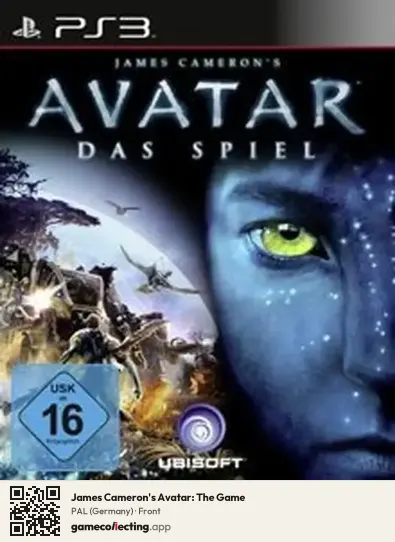James Cameron's Avatar: The Game PlayStation 3, Germany box front