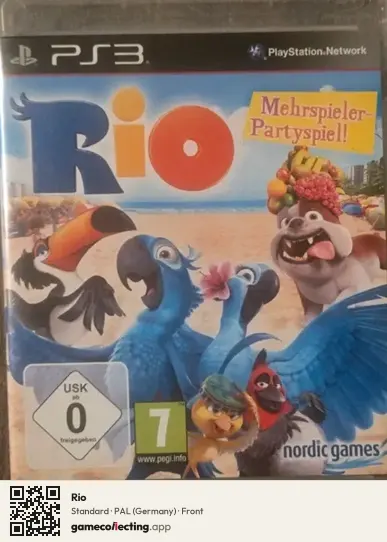 Rio PlayStation 3, Germany box front