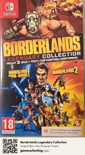 Borderlands Legendary Collection Nintendo Switch, France box front