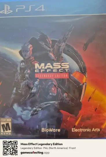 Mass Effect Legendary Edition PlayStation 4, North America box front