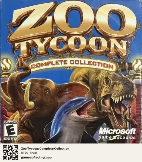 Zoo Tycoon: Complete Collection Computer, NTSC box front