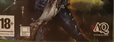 Vampire Rain, the PEGI square on its front
