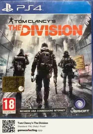 Tom Clancy's The Division PlayStation 4, Italy box front