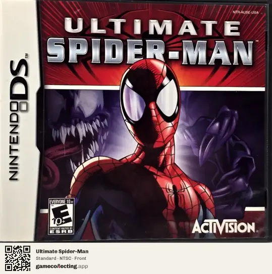 Ultimate Spider-Man Nintendo DS, NTSC box front