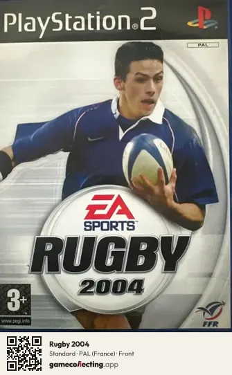 Rugby 2004 PlayStation 2, France box front