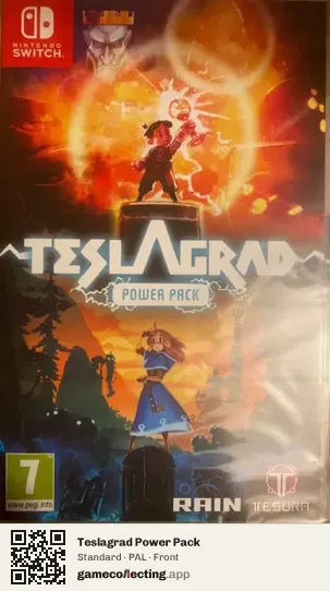 Teslagrad Power Pack Nintendo Switch, PAL box front