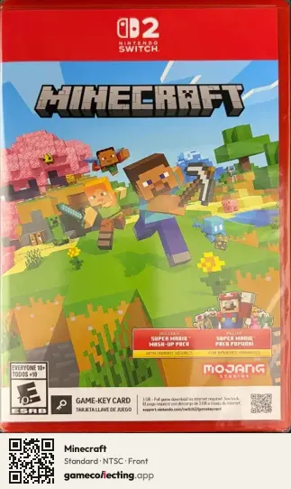 Minecraft Nintendo Switch 2, NTSC box front