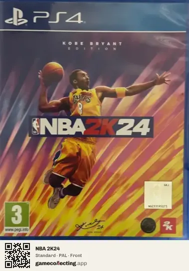 NBA 2K24 PlayStation 4, PAL box front