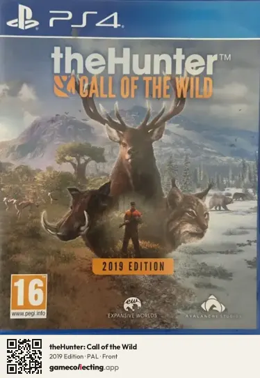 theHunter: Call of the Wild PlayStation 4, PAL box front