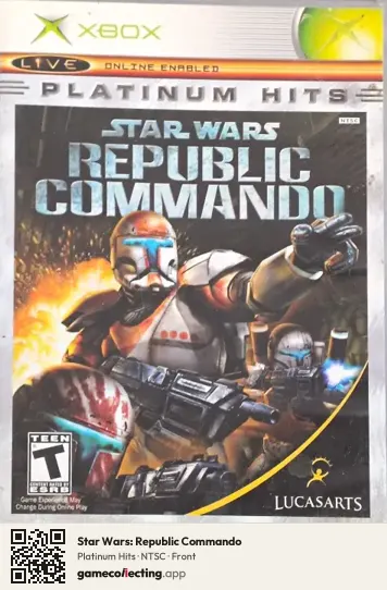 Star Wars: Republic Commando Xbox, NTSC box front