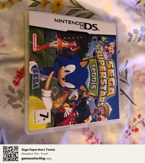 Sega Superstars Tennis Nintendo DS, PAL box front