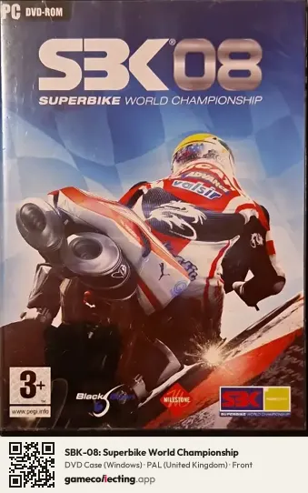 SBK-08: Superbike World Championship Computer, United Kingdom box front