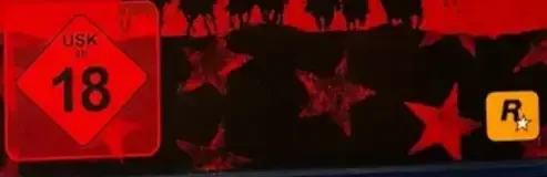 Red Dead Redemption 2, the USK square on its front