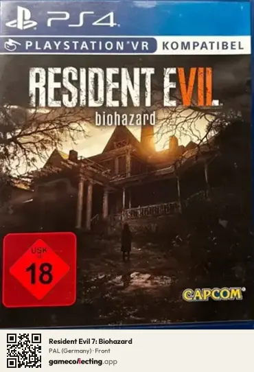 Resident Evil 7: Biohazard PlayStation 4, Germany box front