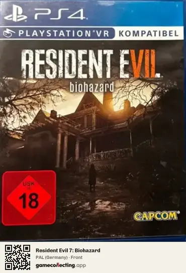 Resident Evil 7: Biohazard PlayStation 4, Germany box front