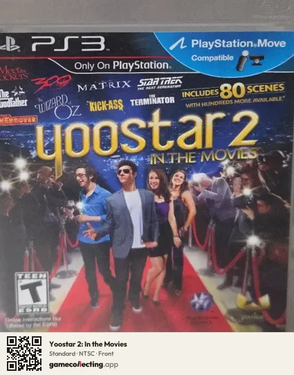 Yoostar 2: In the Movies PlayStation 3, NTSC box front