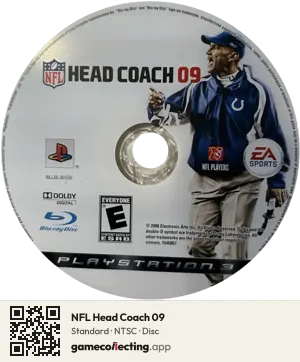 NFL Head Coach 09 PlayStation 3, NTSC disc