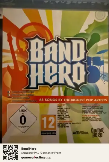 Band Hero PlayStation 3, Germany box front