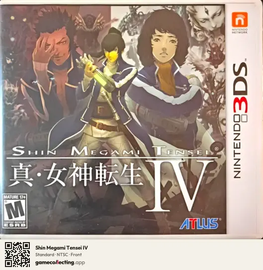 Shin Megami Tensei IV Nintendo 3DS, NTSC box front