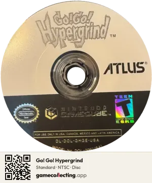 Go! Go! Hypergrind Nintendo GameCube, NTSC disc