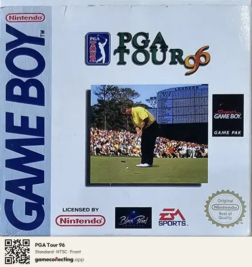 PGA Tour 96 Game Boy, NTSC box front