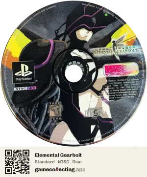 Elemental Gearbolt PlayStation, NTSC disc