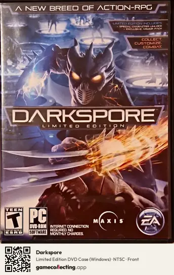Darkspore Computer, NTSC box front